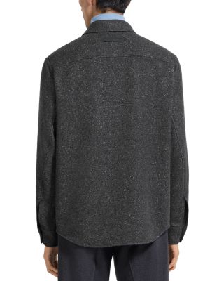 Cashmere & Silk Shirt Jacket