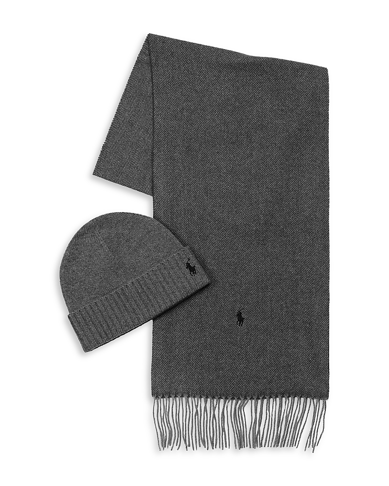 Polo Ralph Lauren Cuffed Beanie & Scarf Gift Set