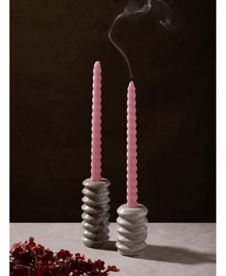  Tracey Onyx Taper Candle Holder, Set of 2