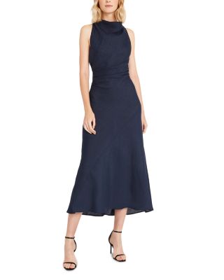 Sleeveless Maxi Dress with Cross Strap Back Bodice