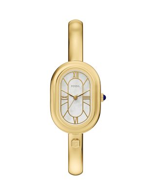 Sloan Three-Hand Gold-Tone Stainless Steel Bangle Watch, 25mm x 36mm