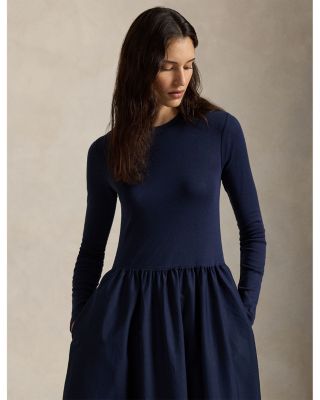 Cotton Long Sleeve Dress