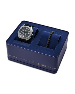 Machine Chronograph Black Silicone Watch, 44mm