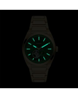 Everett Automatic Gold-Tone Stainless Steel Watch, 42mm