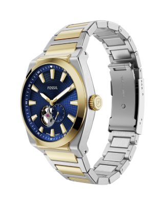 Everett Automatic Two-Tone Stainless Steel Watch, 42mm