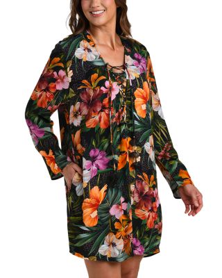 Tropical Hideaway Tunic Swim Cover-Up 