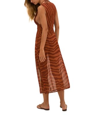 Sundown Twist Dress Swim Cover-Up 