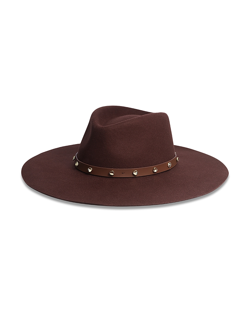 Rag & Bone Brynn Wool Fedora In Brown