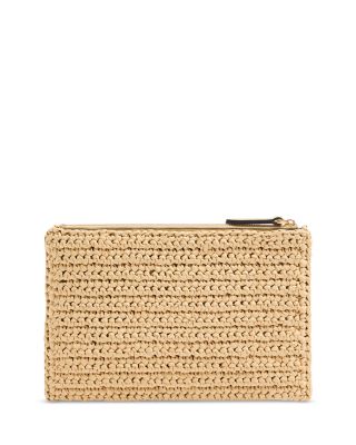 Viva Superstar Medium Raffia Pouch