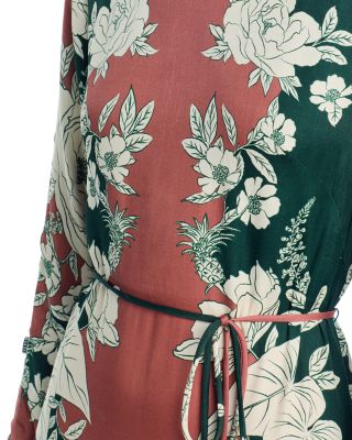 Pink Garden Midi Dress