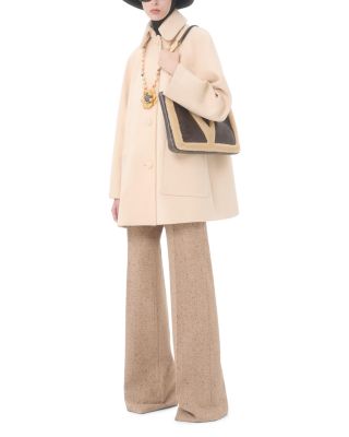 Viva Superstar Medium Shearling Shopping Shoulder Bag