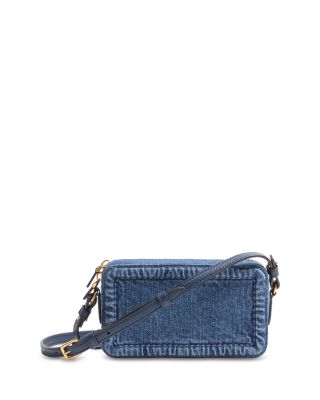 Alltime Mini VLogo Denim Camera Crossbody Bag