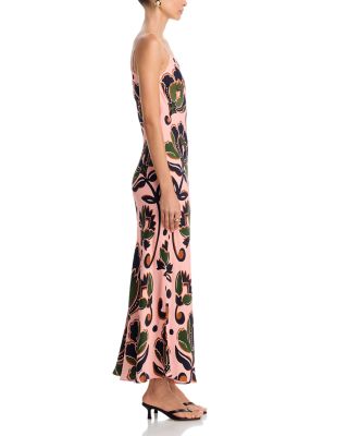 Floral Arabesque Printed Maxi Dress