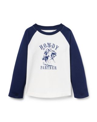 Boys' Howdy Baseball Raglan Sleeve Tee - Baby, Little Kid, Big Kid