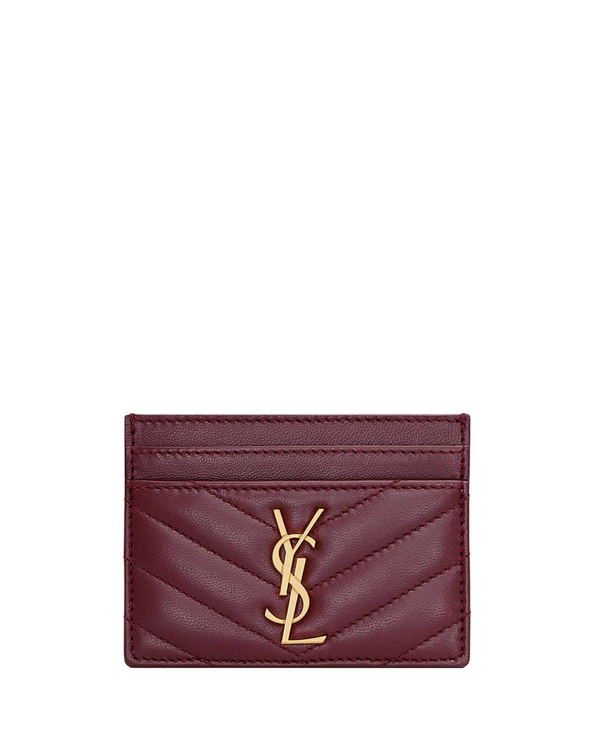 Saint Laurent Cassandre Matelasse Card Case