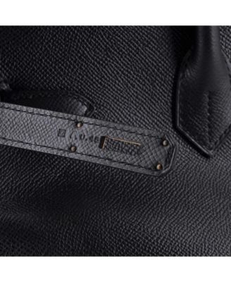  Birkin 35 Handbag Black Epsom with Gold Hardware