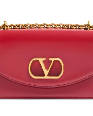 Small VLogo Vain Shoulder Bag
