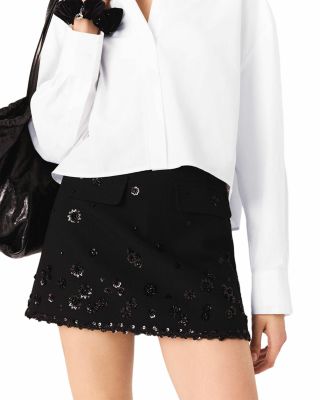 Ipenoir Embroidered Skort