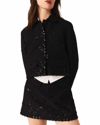 Vogueloir Short Embroidered Jacket