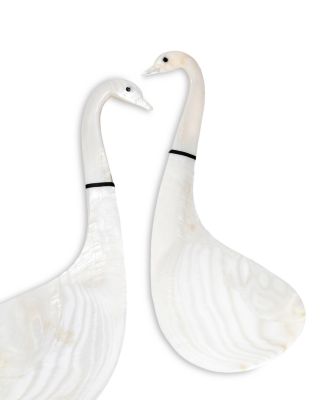 Mother of Pearl Salad Servers, Set of 2