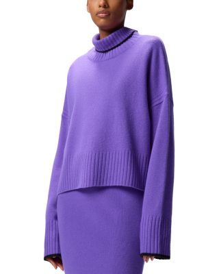 Falkland Wool & Cashmere Polo Neck Sweater