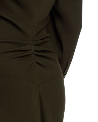 Long Sleeve Polo Collar Dress