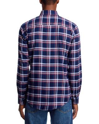 Large Plaid Flannel Button Down Shirt - Exclusive