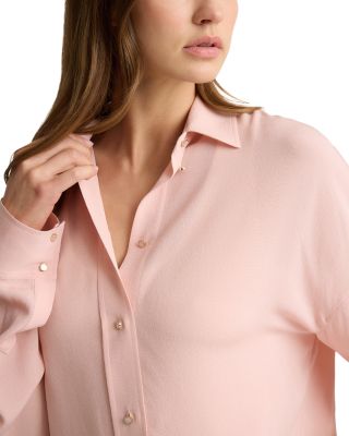 Silk High/Low Blouse