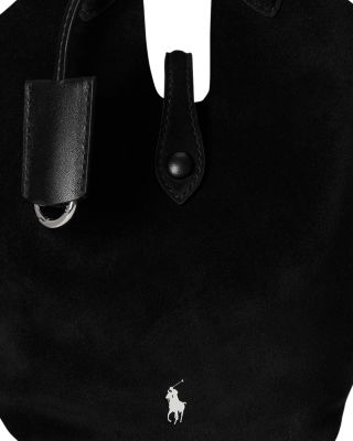 Polo Play Suede Small Tote & Crossbody