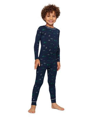 Unisex Printed Long Sleeve PJ Set - Little Kid, Big Kid