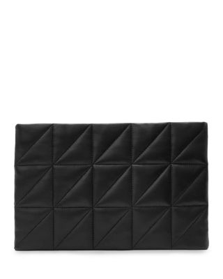 Bettina Small Quilted Leather Clutch 