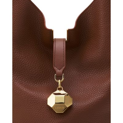 Catch By  Medium Leather Bucket Bag
