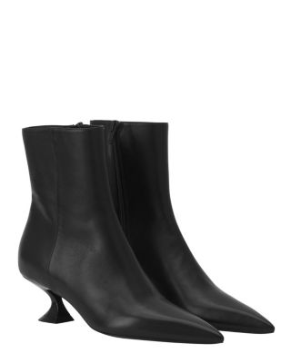 Midnight Step Leather Ankle Boot