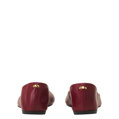  Women's The Ballerina Flat In Leather