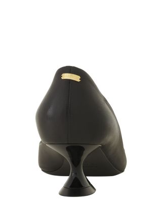  Women&#39;s Midnight Step Leather Pump With Buckle