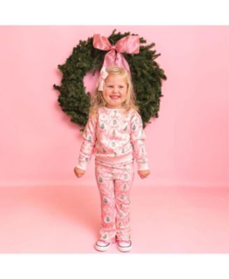 Girls' Candy Cane Lane Christmas Flare Legging - Little Kid, Big Kid