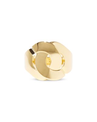 18K Yellow Gold Menottes Dinh Van Polished Statement Ring