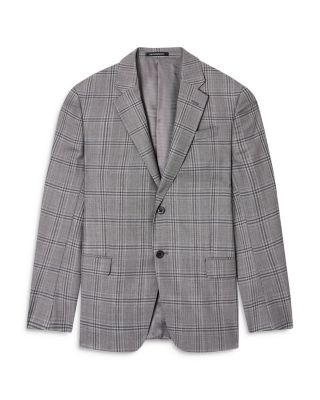 G Line Single Breasted Plaid Sport Jacket