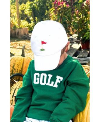  Boys' Golf Flag Baseball Hat in White - Little Kid, Big Kid