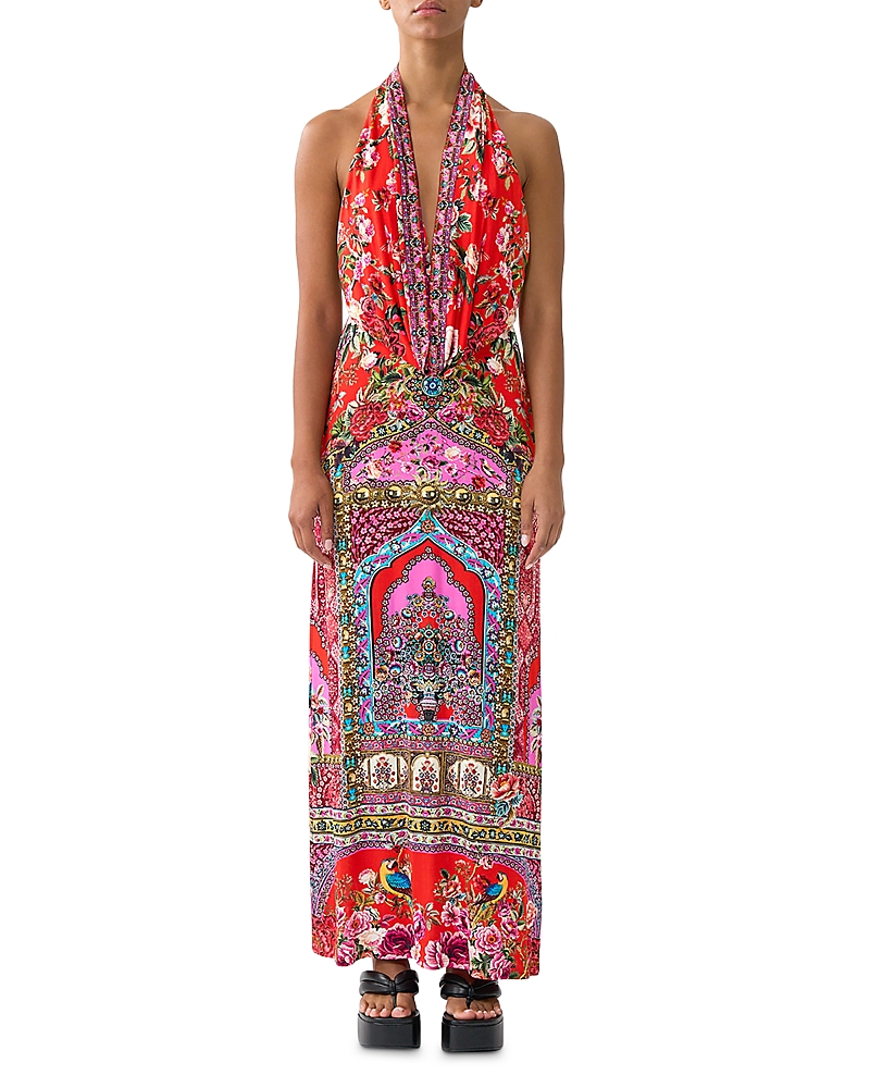 Camilla Deep Cowl Plunge Dress