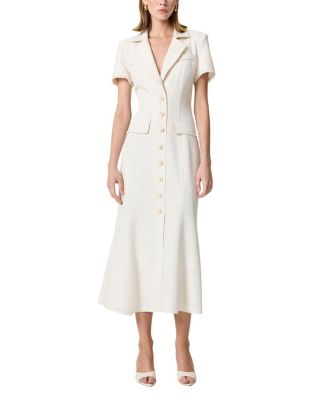 Floral Button Detailed Maxi Dress