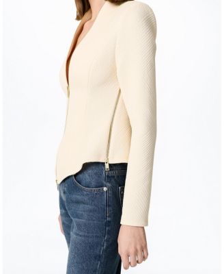  Zipper Detailed Blouse