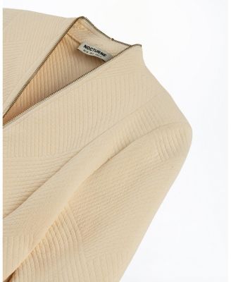  Zipper Detailed Blouse