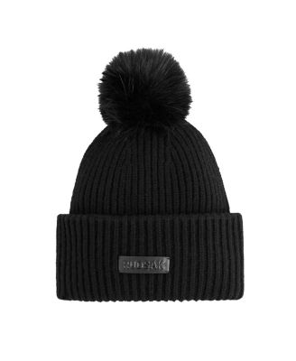  Dara Women's Wool Cashmere Blend Knit Beanie Hat with Pom Pom