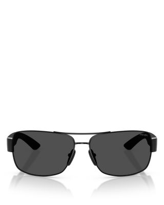 Linea Rossa Wraparound Sunglasses, 65mm