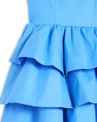 Girls' Tiered Poplin Mini Dress, Little Kid, Big Kid - Exclusive
