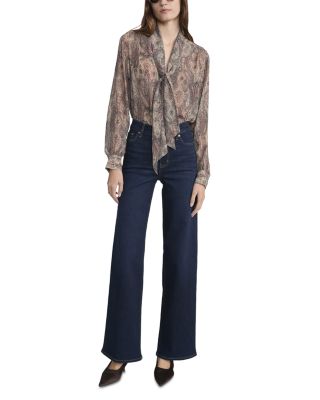 Le Slim Palazzo High Rise Jeans in Fairway