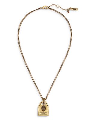 Signature Eagle Tag Pendant Necklace, 16"-18" 