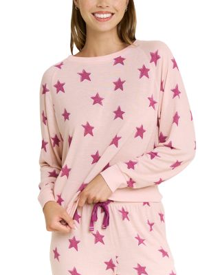 Star Seeker Lounge Set in Soft Pink Stars