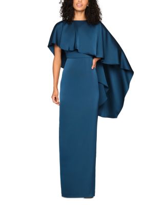 Karis Cape Column Gown